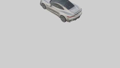 Highperformance Luxury Coupe model VR / AR / low-poly