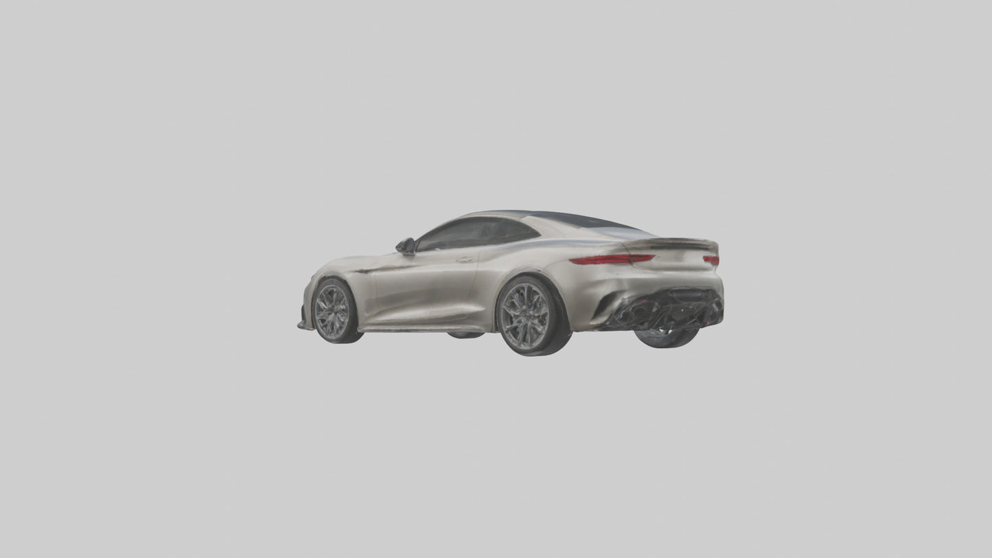 Highperformance Luxury Coupe model VR / AR / low-poly