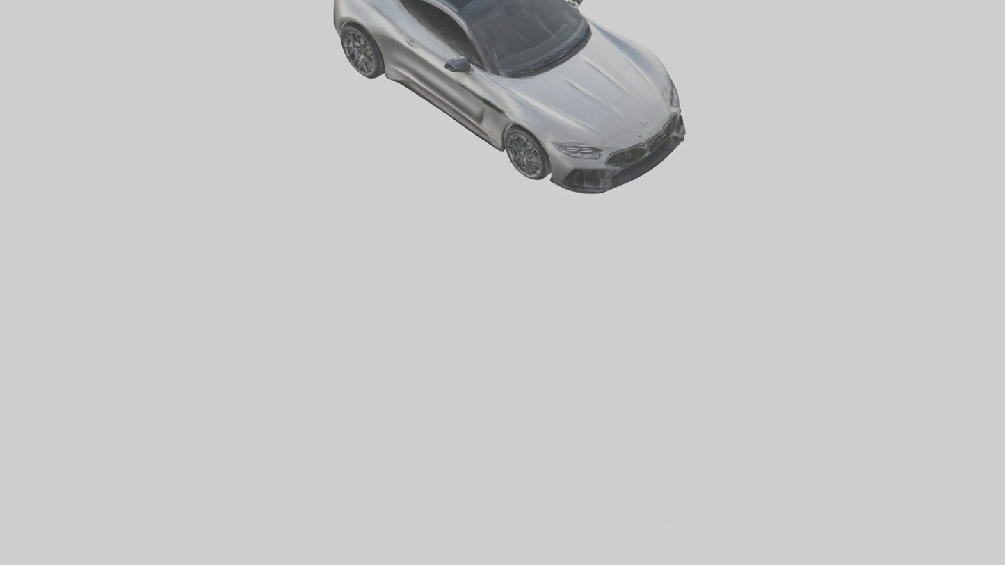 Highperformance Luxury Coupe model VR / AR / low-poly