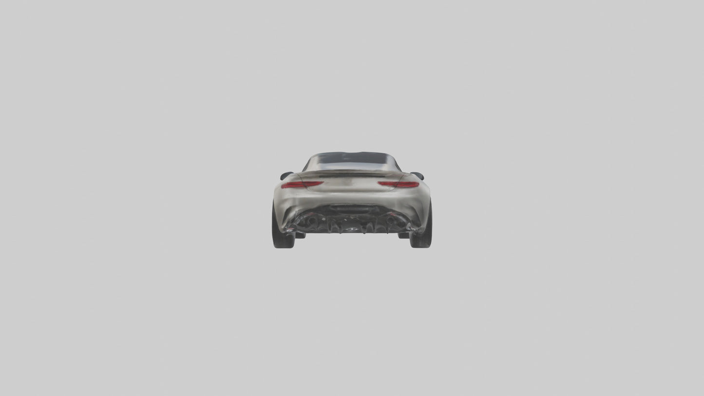 Highperformance Luxury Coupe model VR / AR / low-poly