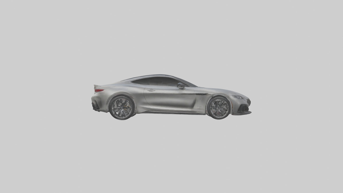 Highperformance Luxury Coupe model VR / AR / low-poly