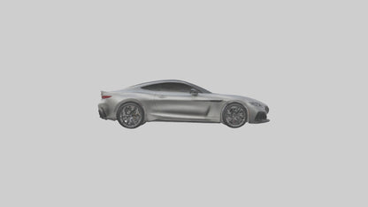 Highperformance Luxury Coupe model VR / AR / low-poly