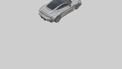 Highperformance Luxury Coupe model VR / AR / low-poly