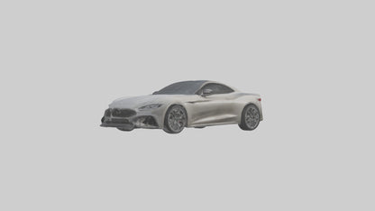 Highperformance Luxury Coupe model VR / AR / low-poly
