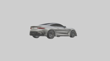 Highperformance Luxury Coupe model VR / AR / low-poly