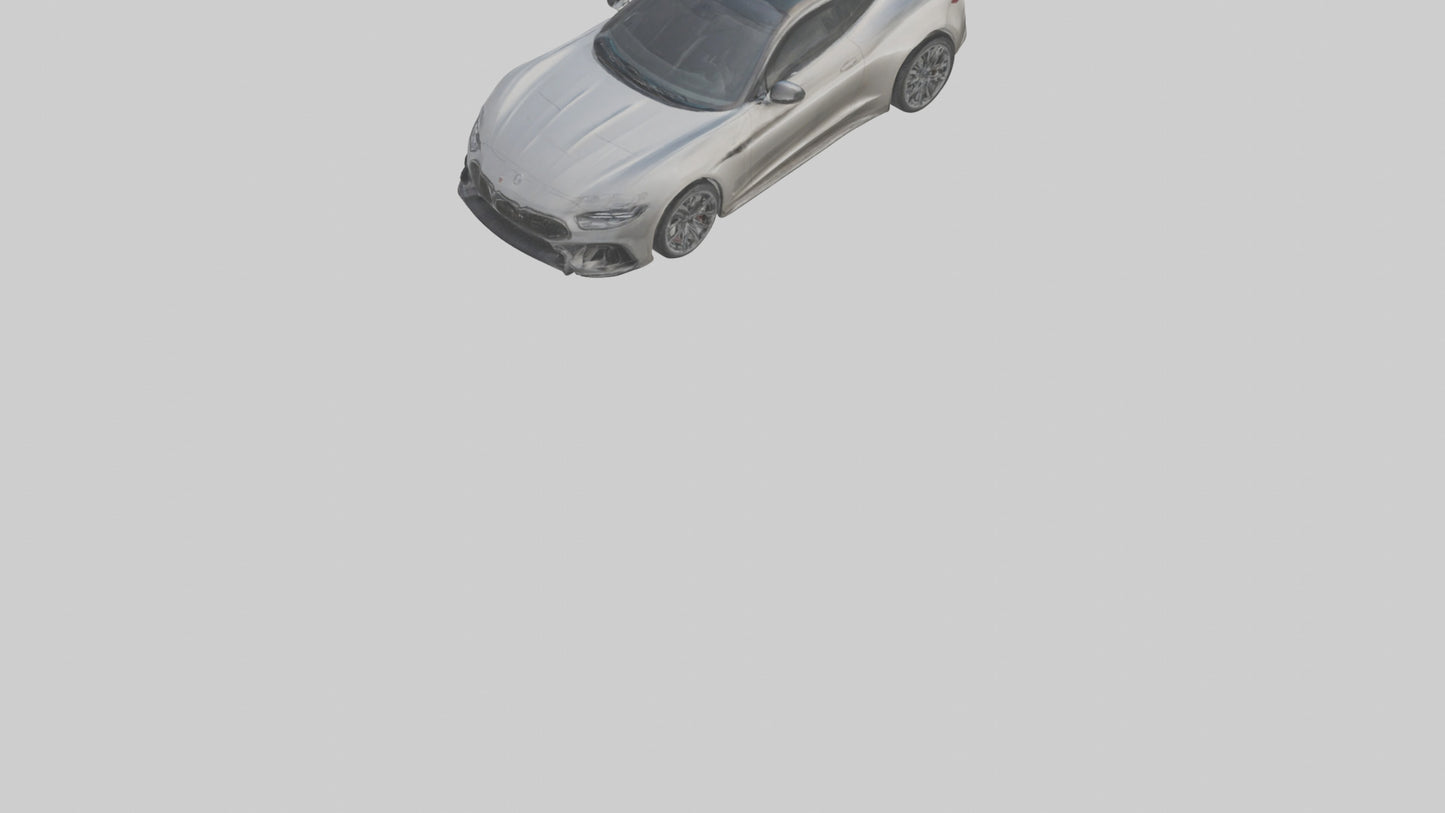 Highperformance Luxury Coupe model VR / AR / low-poly