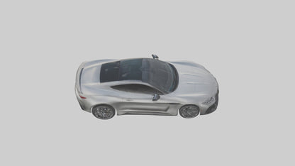 Highperformance Luxury Coupe model VR / AR / low-poly