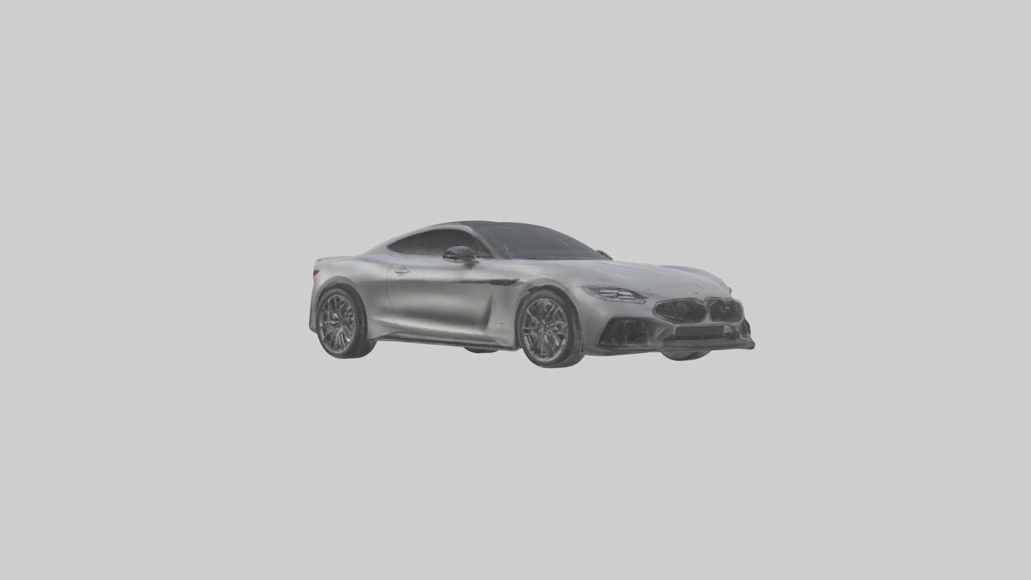 Highperformance Luxury Coupe model VR / AR / low-poly