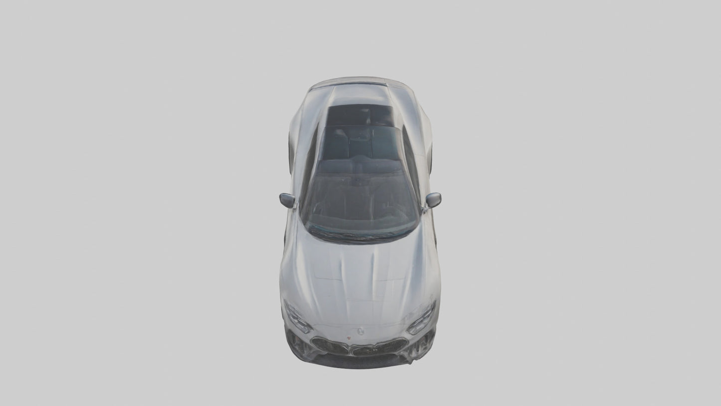 Highperformance Luxury Coupe model VR / AR / low-poly