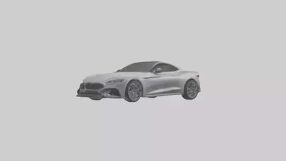 Highperformance Luxury Coupe model VR / AR / low-poly