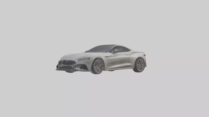 Highperformance Luxury Coupe model VR / AR / low-poly