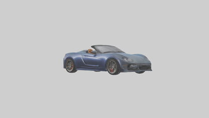 Highperformance Roadster model VR / AR / low-poly