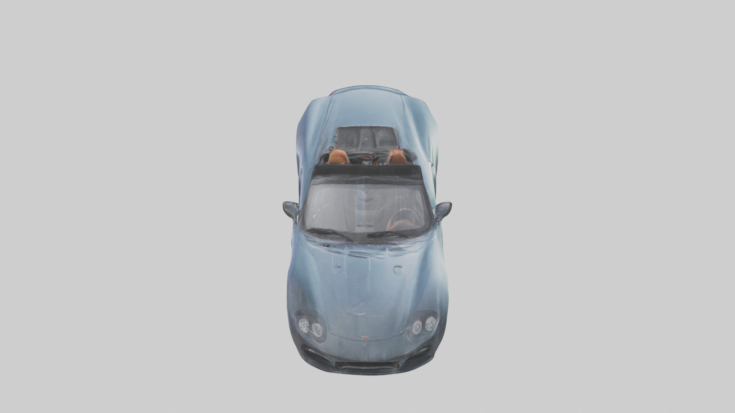 Highperformance Roadster model VR / AR / low-poly