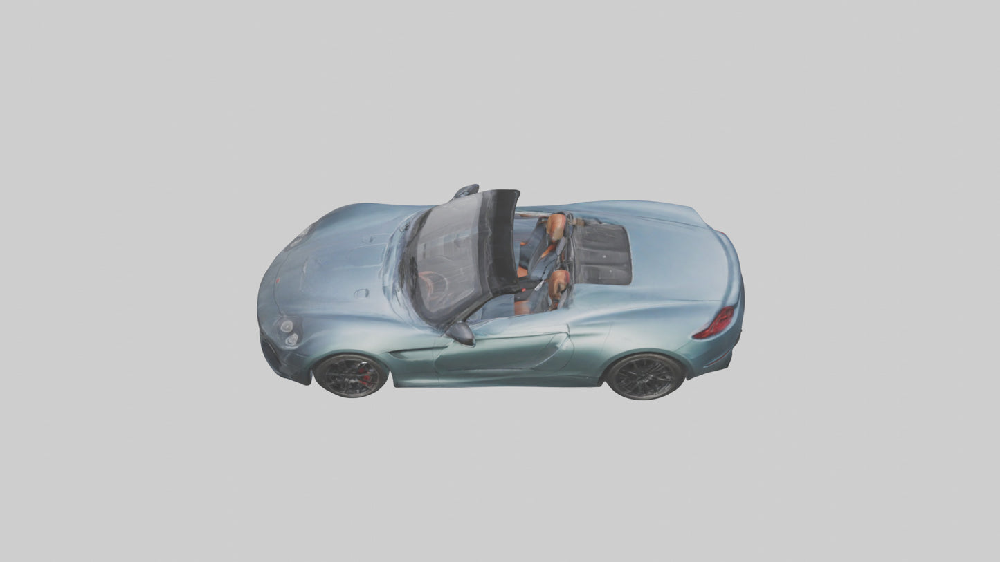 Highperformance Roadster model VR / AR / low-poly