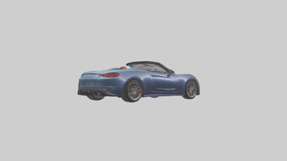 Highperformance Roadster model VR / AR / low-poly
