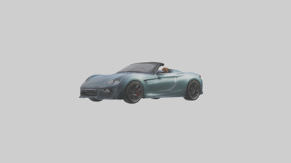 Highperformance Roadster model VR / AR / low-poly