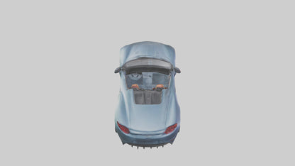 Highperformance Roadster model VR / AR / low-poly