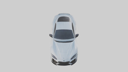 3D model Highperformance Sports Coupe model VR / AR / low-poly