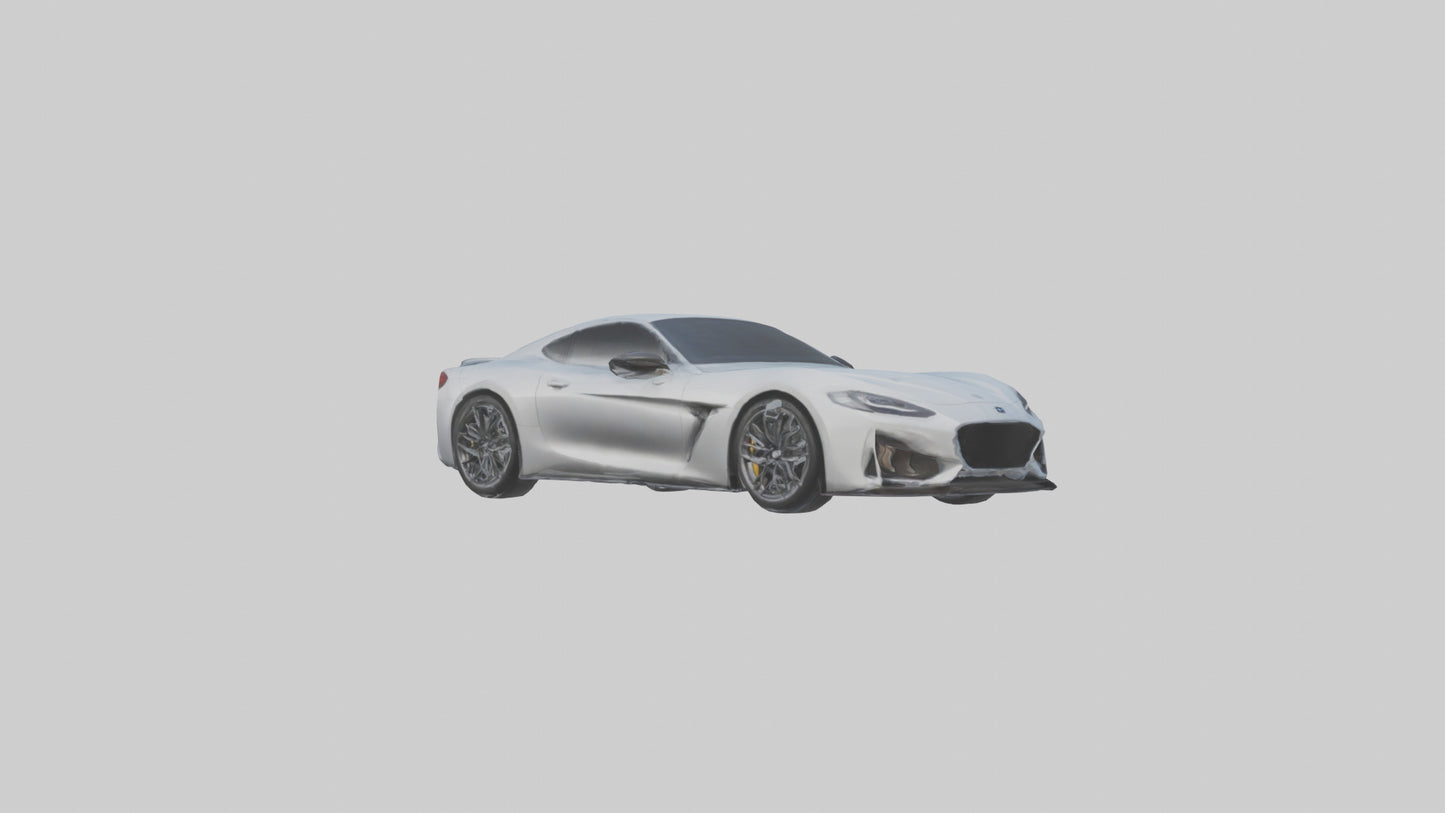 3D model Highperformance Sports Coupe model VR / AR / low-poly