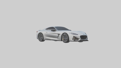 3D model Highperformance Sports Coupe model VR / AR / low-poly