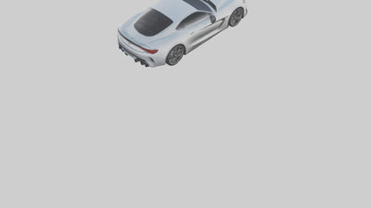 3D model Highperformance Sports Coupe model VR / AR / low-poly