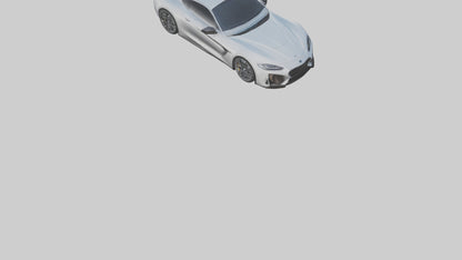3D model Highperformance Sports Coupe model VR / AR / low-poly