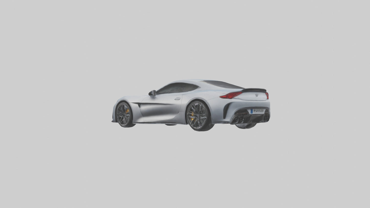 3D model Highperformance Sports Coupe model VR / AR / low-poly