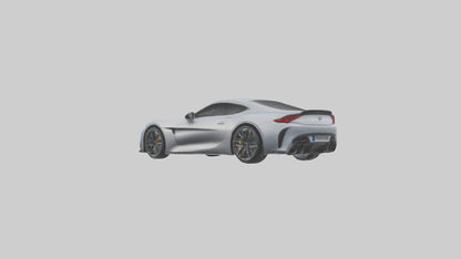 3D model Highperformance Sports Coupe model VR / AR / low-poly