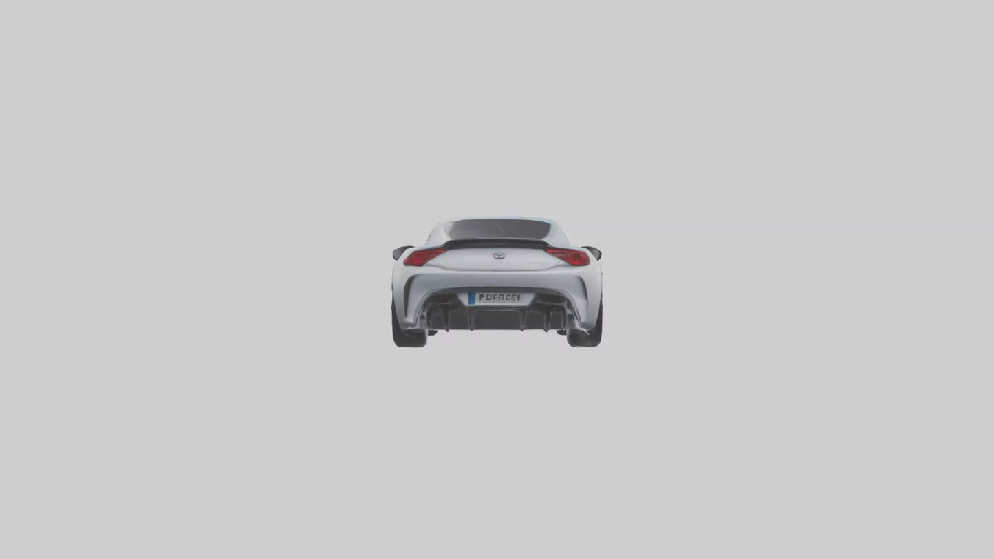 3D model Highperformance Sports Coupe model VR / AR / low-poly