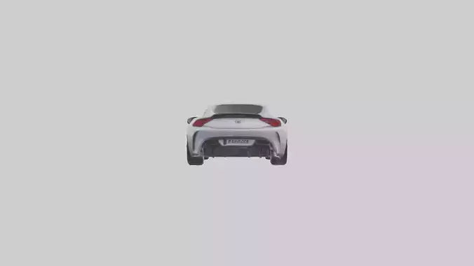 3D model Highperformance Sports Coupe model VR / AR / low-poly