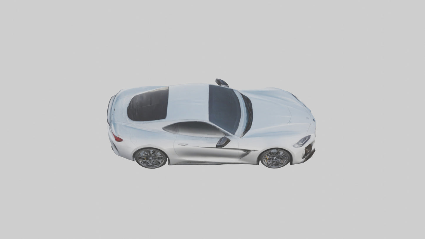 3D model Highperformance Sports Coupe model VR / AR / low-poly