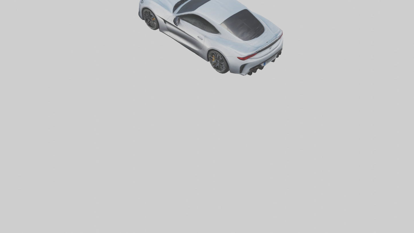 3D model Highperformance Sports Coupe model VR / AR / low-poly