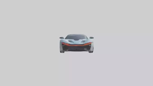 3D model Hightech Electric Sports Car model VR / AR / low-poly