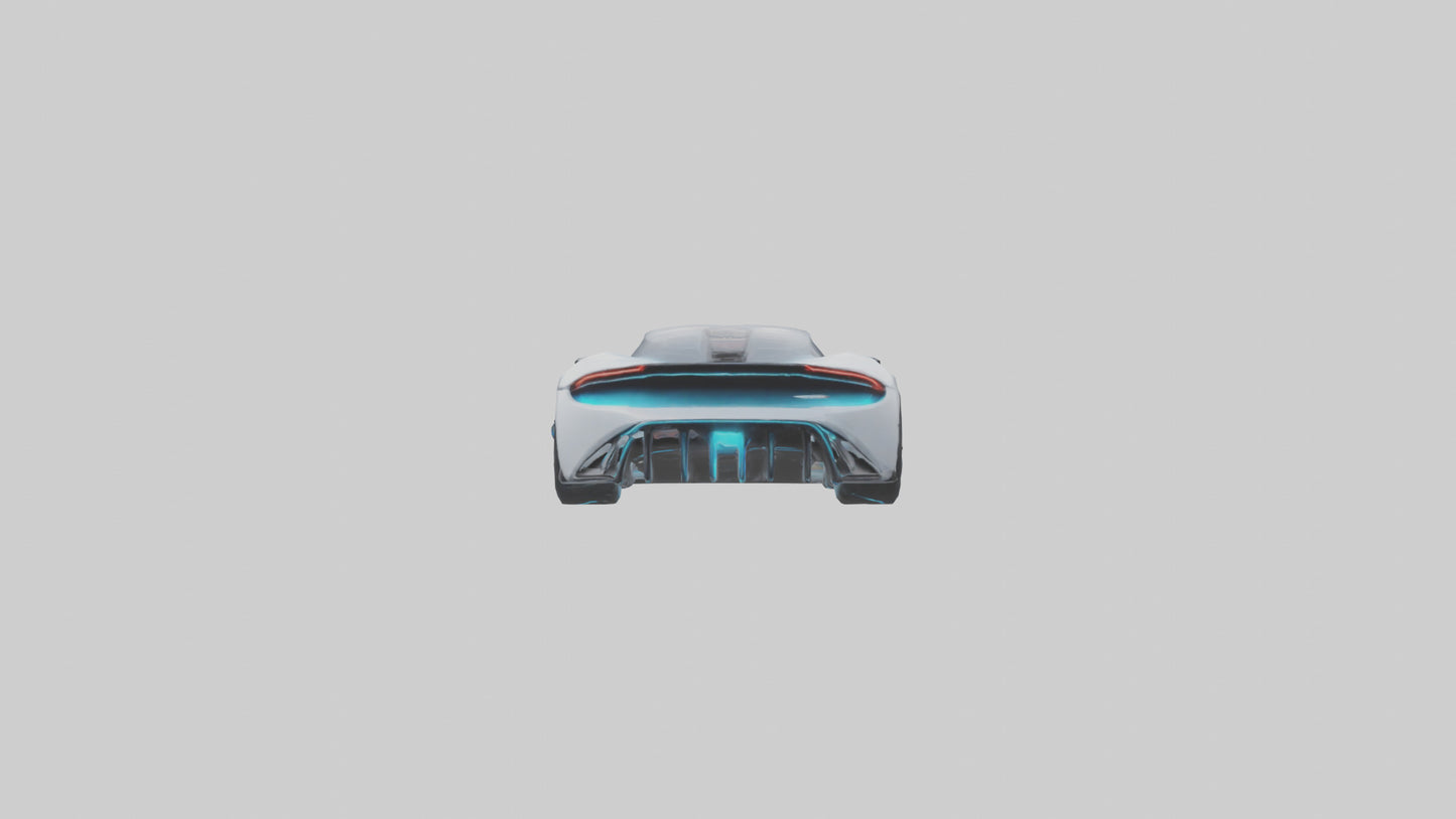 3D model Hightech Electric Sports Car model VR / AR / low-poly