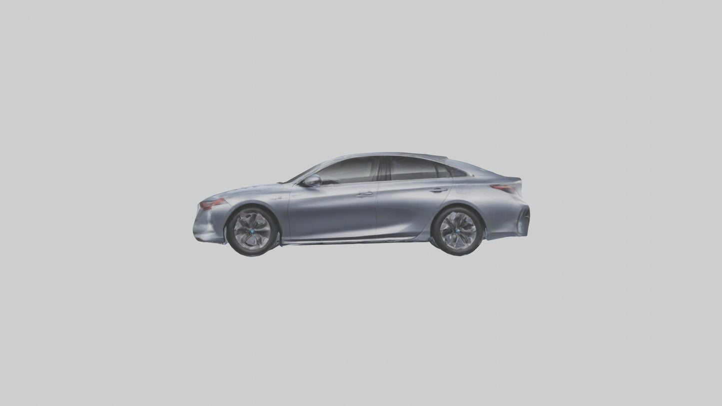 3D model Hightech Hybrid Sedan model VR / AR / low-poly