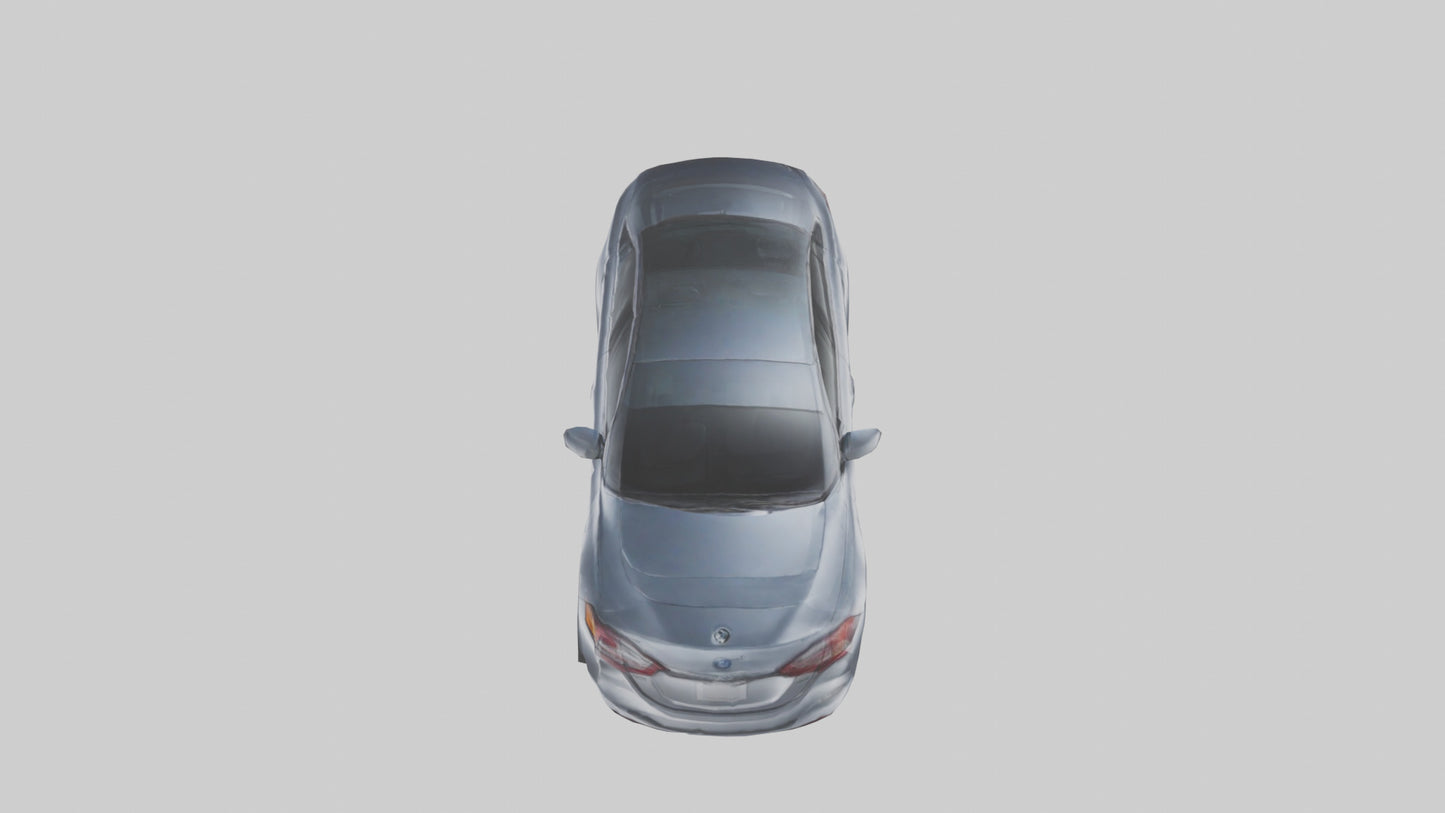 3D model Hightech Hybrid Sedan model VR / AR / low-poly