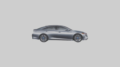 3D model Hightech Hybrid Sedan model VR / AR / low-poly