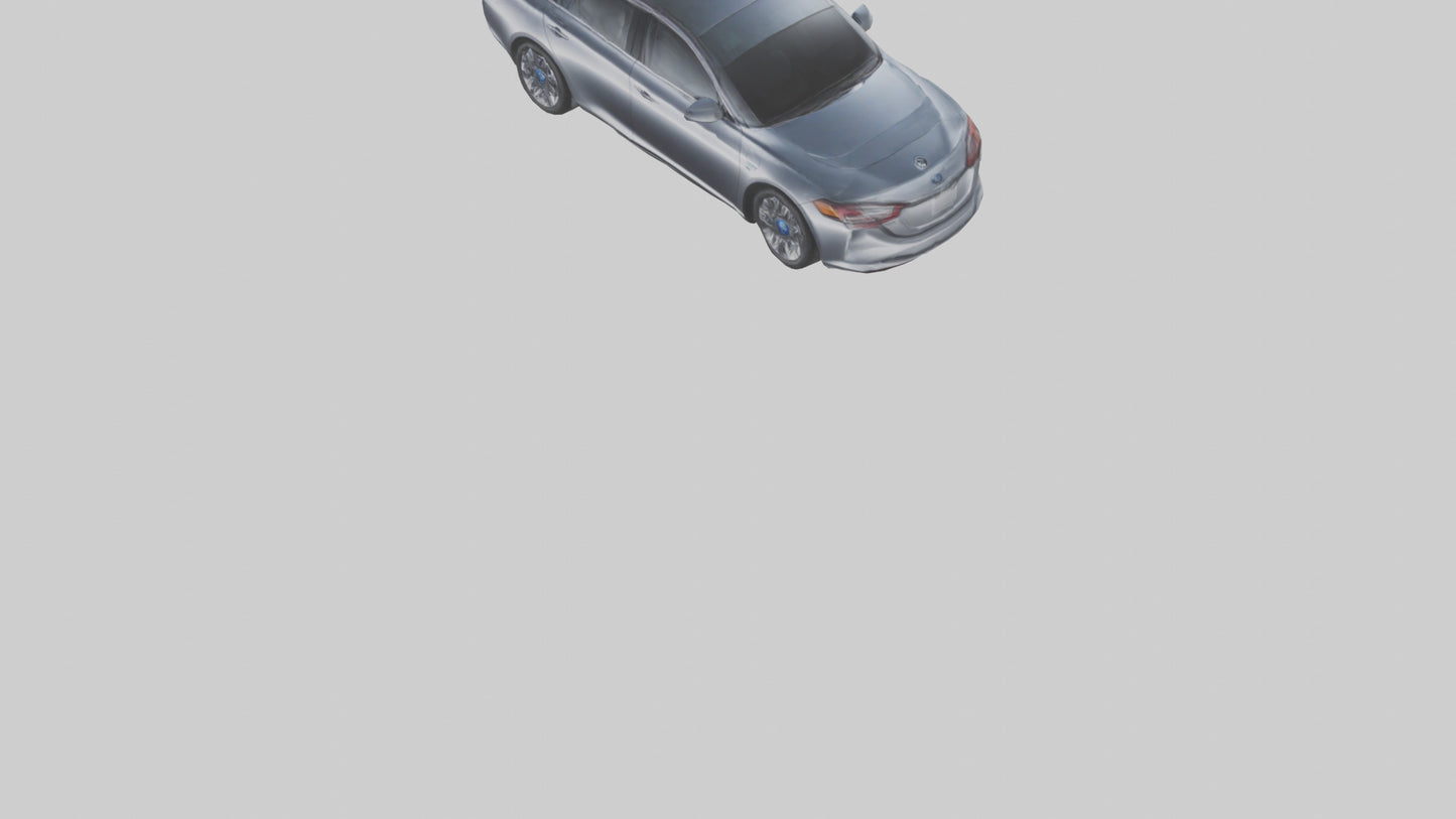 3D model Hightech Hybrid Sedan model VR / AR / low-poly