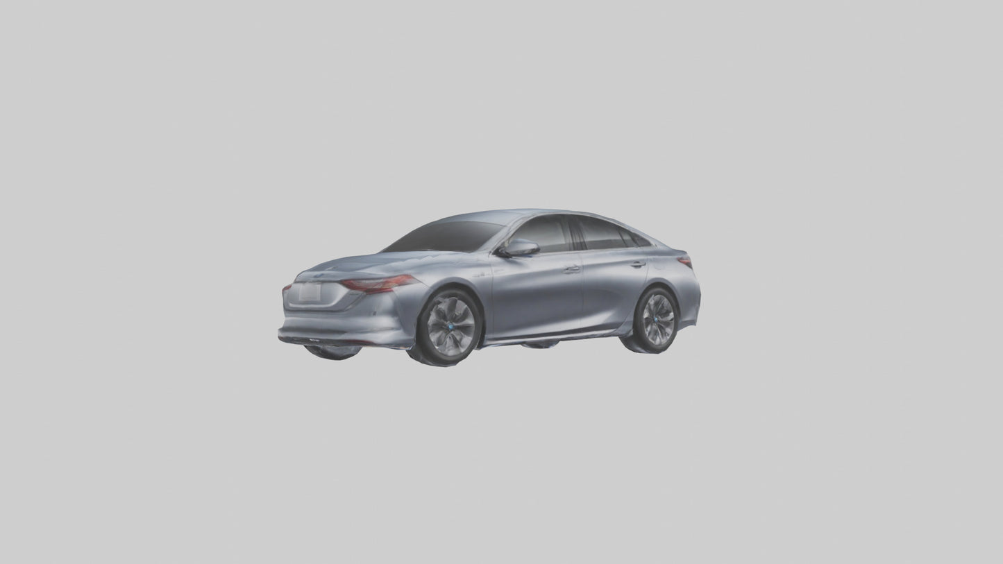3D model Hightech Hybrid Sedan model VR / AR / low-poly