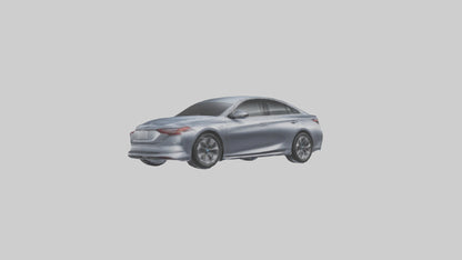 3D model Hightech Hybrid Sedan model VR / AR / low-poly