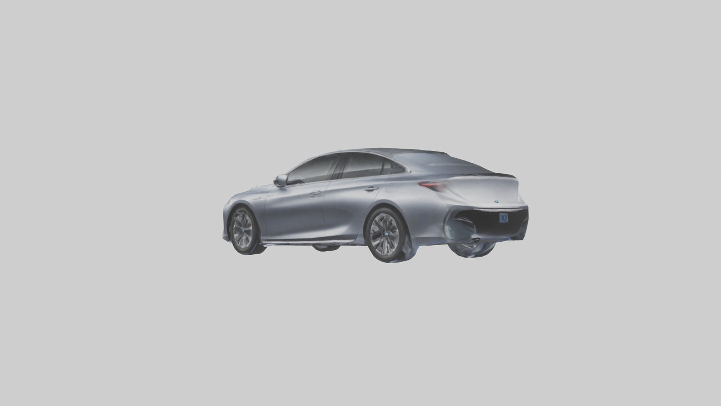3D model Hightech Hybrid Sedan model VR / AR / low-poly