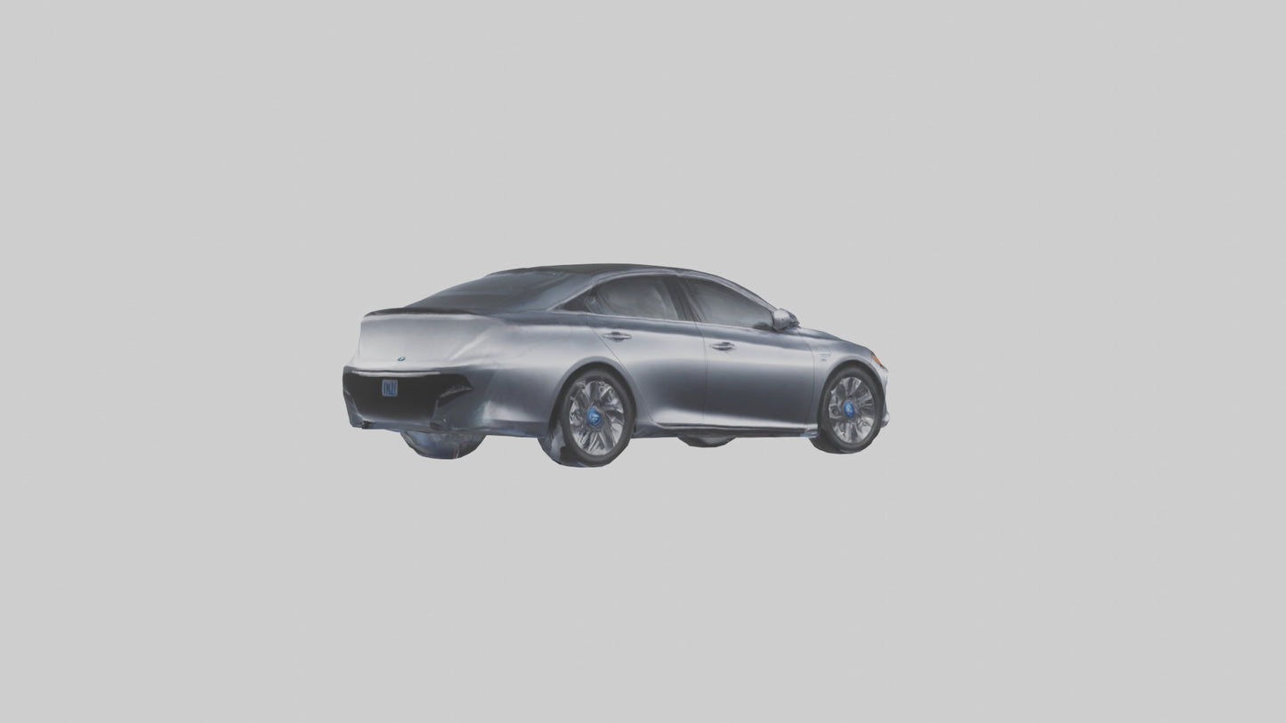 3D model Hightech Hybrid Sedan model VR / AR / low-poly