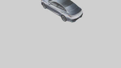 3D model Hightech Hybrid Sedan model VR / AR / low-poly