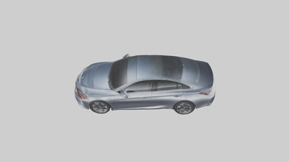 3D model Hightech Hybrid Sedan model VR / AR / low-poly