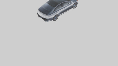 3D model Hightech Hybrid Sedan model VR / AR / low-poly