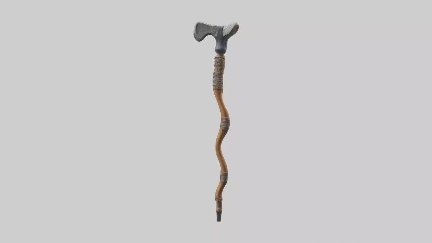 3D model Hikingstick Model VR / AR / low-poly