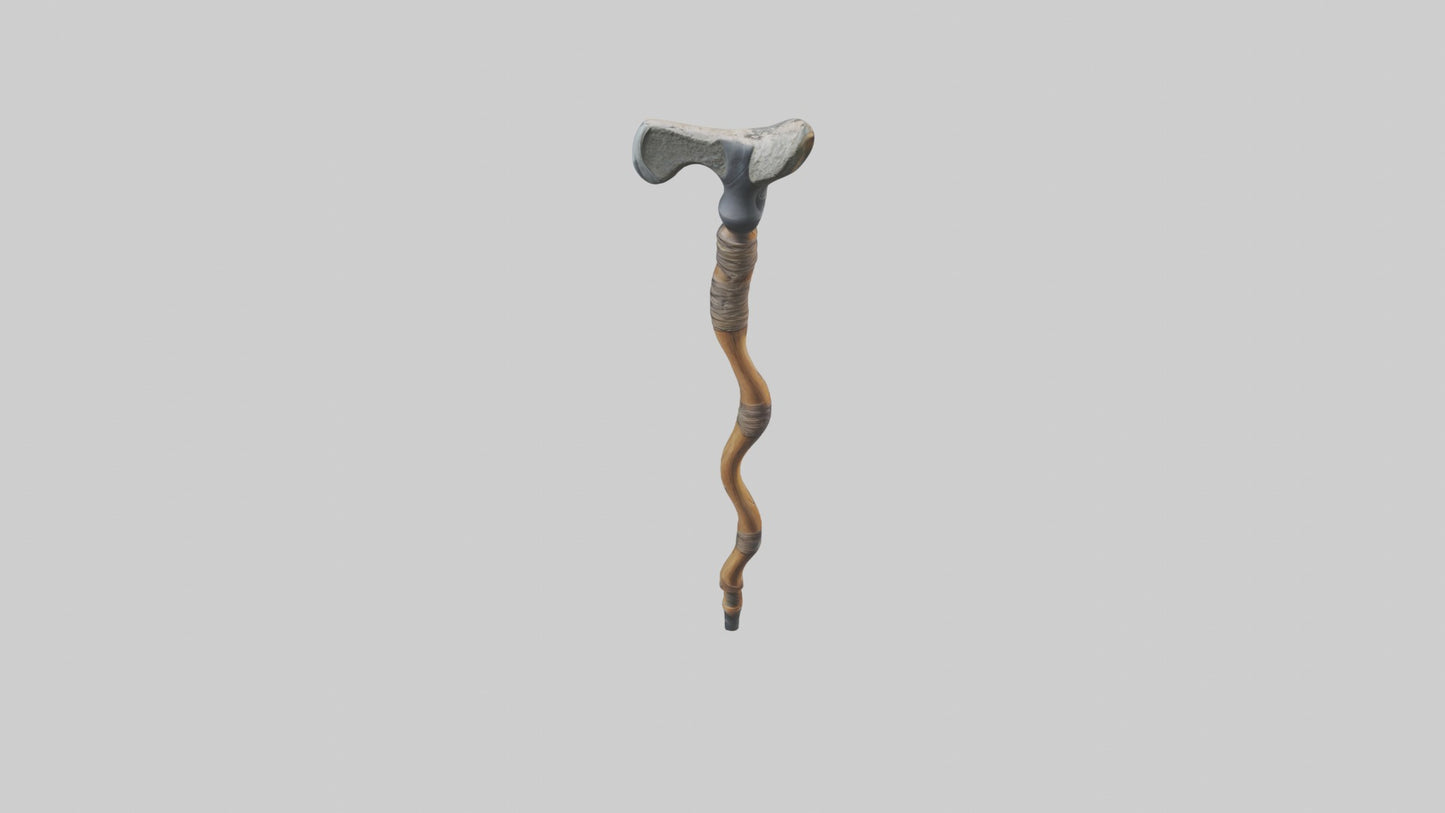 3D model Hikingstick Model VR / AR / low-poly