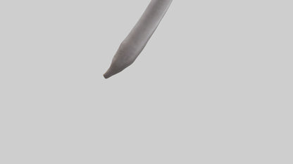 3D model Hippopotamus Tail VR / AR / low-poly