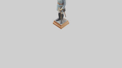 3D model Historic Soldier Statue model VR / AR / low-poly