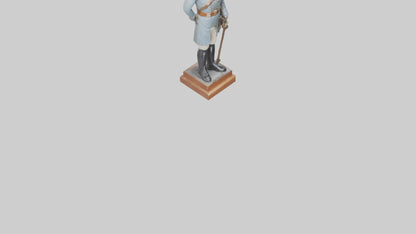 3D model Historic Soldier Statue model VR / AR / low-poly